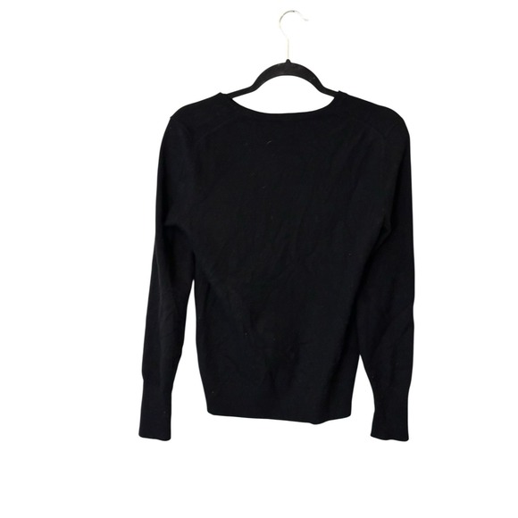 Everlane Women's Small Black The Classic Crew in Cashmere Sweater Preppy Capsule - Picture 1 of 4